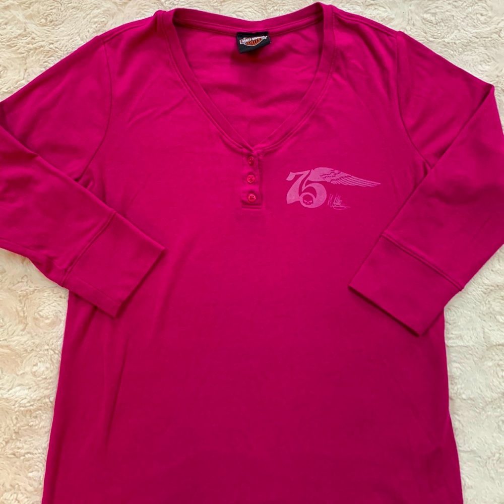 🔥2015 Harley Davidson 75th Anniversary Sturgis Willie G. Henley Style T Size L